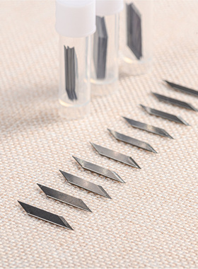 剪纸刻刀刀片雕刻刀30°60°刻纸刀手工刻刀303小黑替换刀刃进口