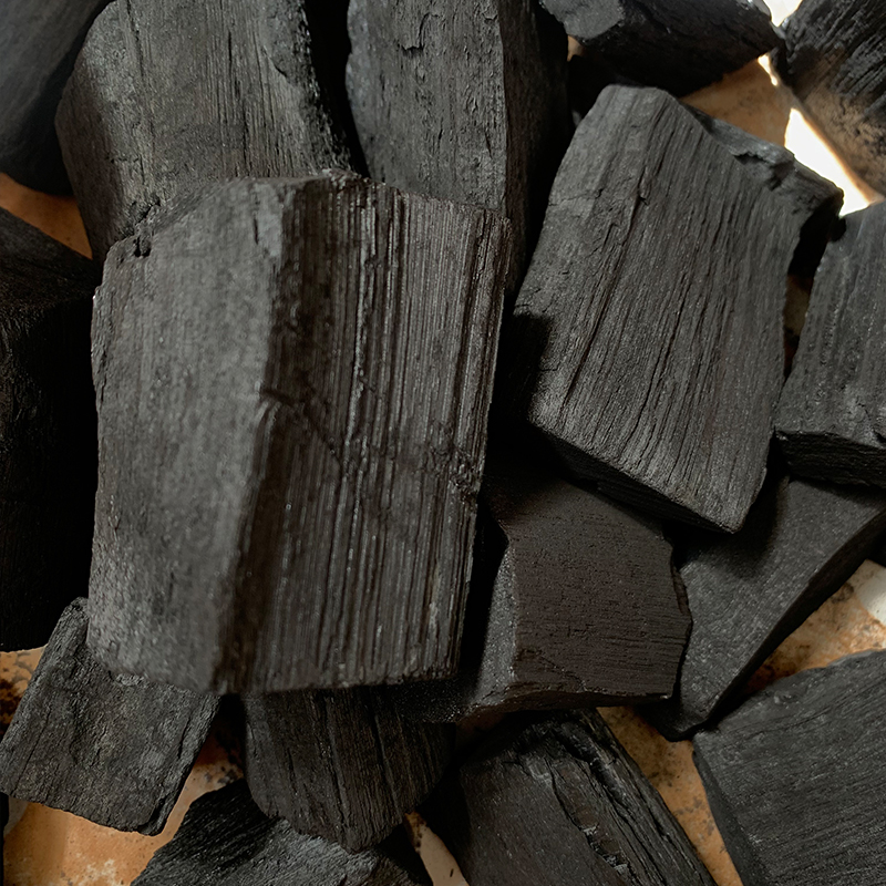 丁炭白霜耐烧无烟无炸星环保木炭