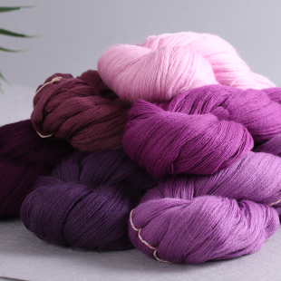 羊毛开司米手编羊绒伴侣细绒纱线125g 32S天凤牌高支老式 散装 毛线