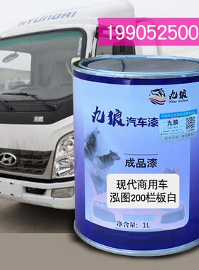 九狼汽车漆泓图200栏板白蓝珍珠