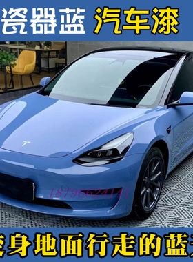 鹦鹉网红色瓷器蓝汽车颜色漆改色漆定制素色漆335清漆高亮全车喷
