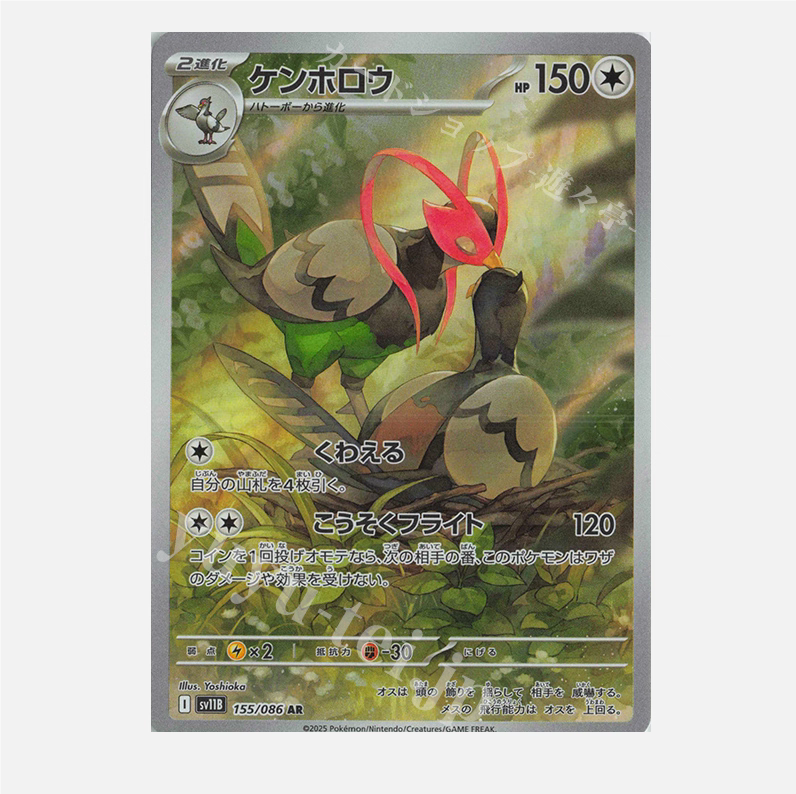 PTCG 宝可梦卡牌日版 SV11B   AR  高傲雉鸡