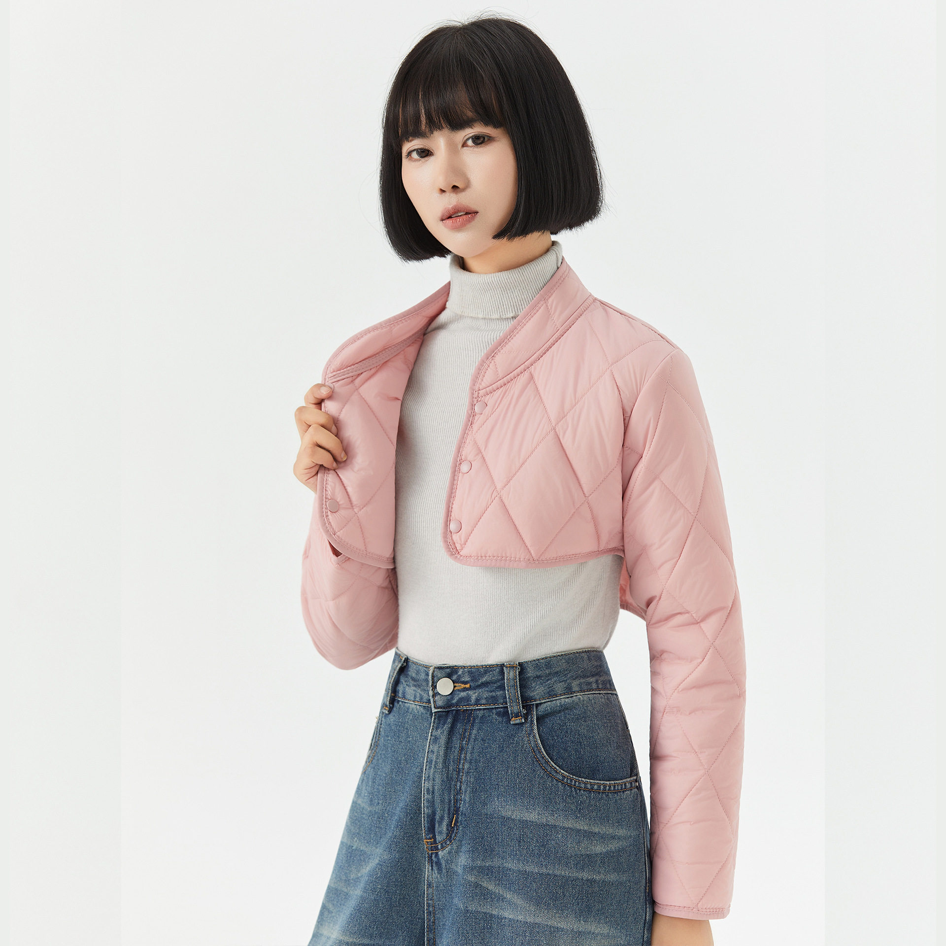 秋冬女士棉衣女款时尚棉上衣短款棉衣/棉服