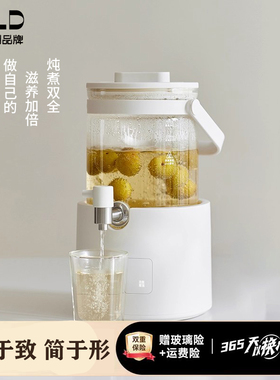 德国养生壶炖煮一体家用多功能花茶壶全玻璃纯养生烧水壶2025新款