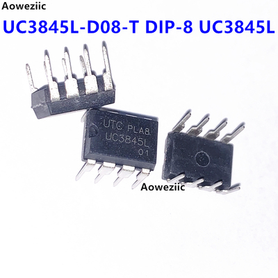 10个 UC3845L-D08-T DIP-8 UC3845L AC-DC控制器和稳压器芯片原装