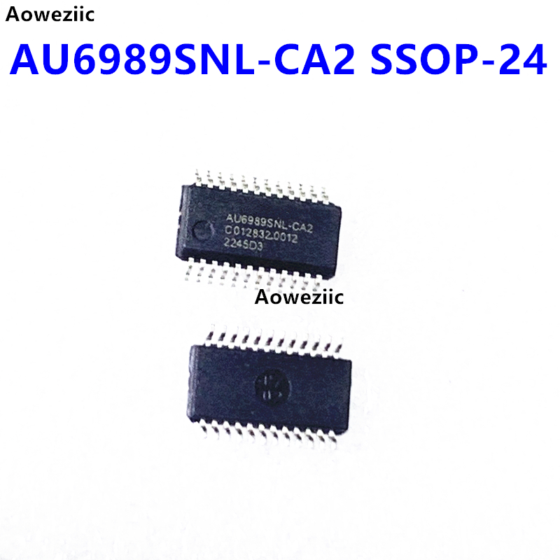 1个 AU6989SNL-CA2 SSOP-24 IC集成电路 U盘主控芯片 全新原装