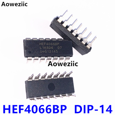 HEF4066BP 直插 DIP-14 HEF4066 四路双向逻辑器模拟开关IC 进口