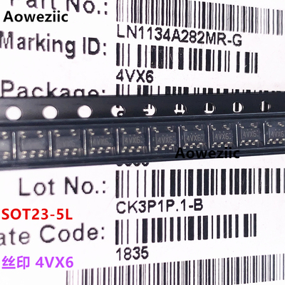 10个 LN1134A282MR-G 丝印 4VX6 SOT23-5 300mA 线性稳压器(LDO)
