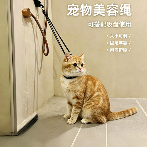 宠物猫咪洗澡固定器美容台挂绳