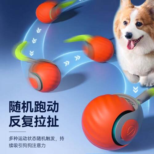 自动遛狗球电动狗狗玩具突突球
