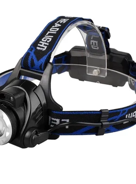 夜钓钓鱼灯工作变焦家用远射T6露营头灯户外探照照明充电LED强光