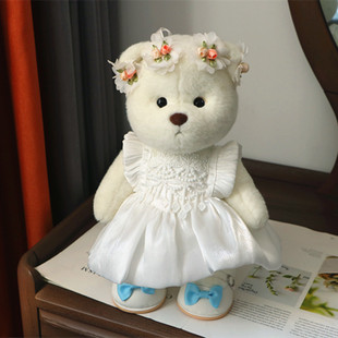 中号30cm莉娜熊替换衣服手作娃衣TeddyTales情侣毛绒小熊婚纱西装