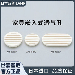 日本进口蓝普LAMP透气孔衣柜门橱柜鞋柜圆孔装饰盖散热空气孔APB