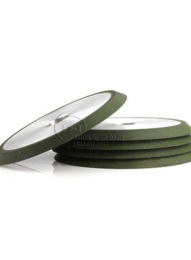 订做1V1单斜边树脂结合剂金刚石砂轮 30/45/60度角可选 绿色磨料