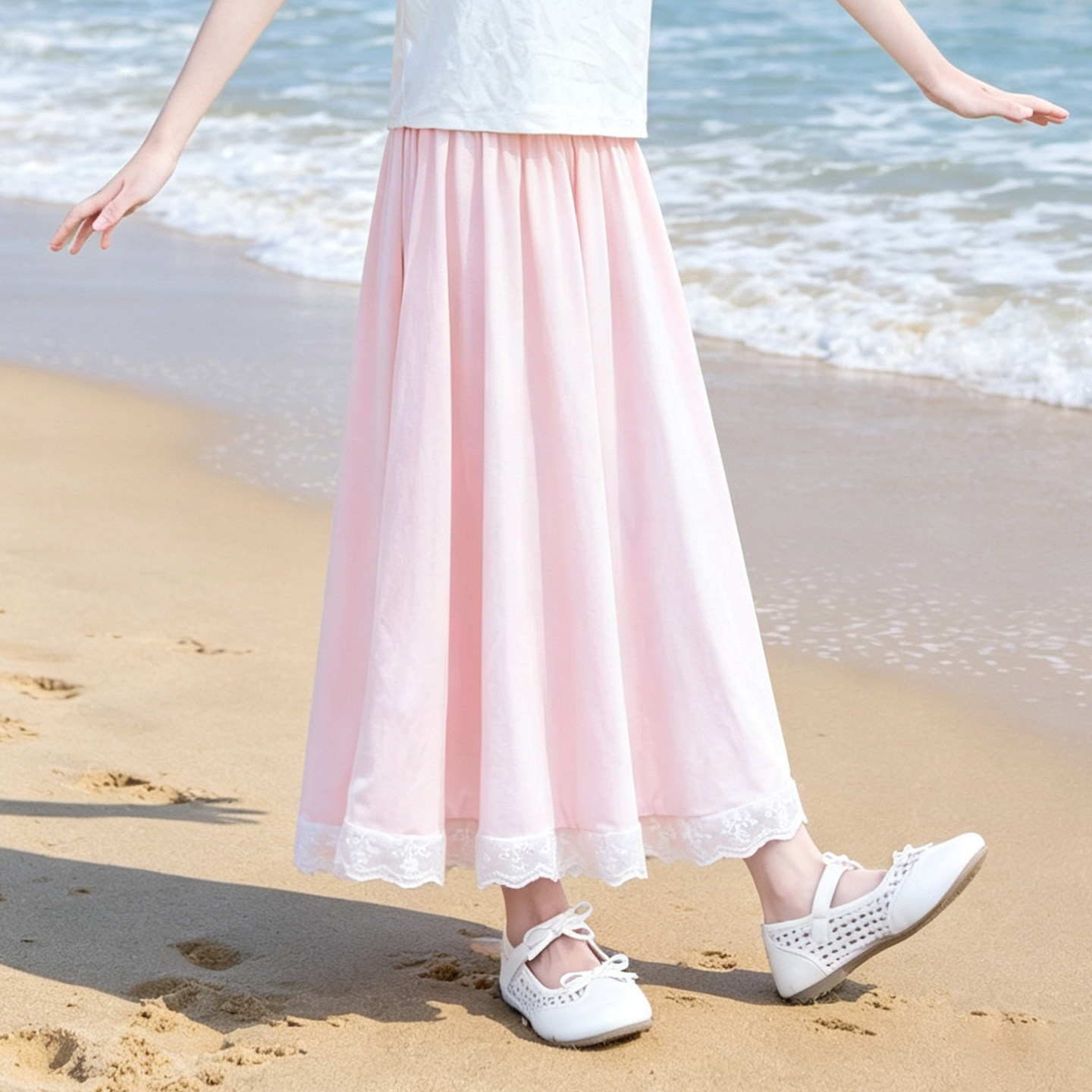 2026新款女童蕾丝裙裤夏季