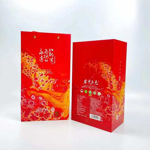 西竺牌西岩山茶岩中玉兔高山乌龙茶永远飞扬的红飘带100g礼盒