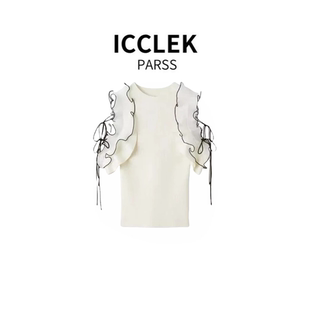 新款 2025夏季 时尚 百搭针织衫 5640 ICCLEK 上衣 PARSS