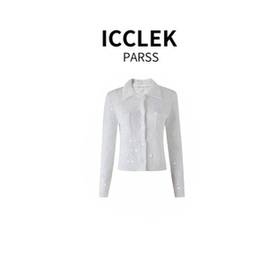 PARSS 针织开衫 2025新款 百搭翻领开襟长袖 5133 早秋时尚 ICCLEK