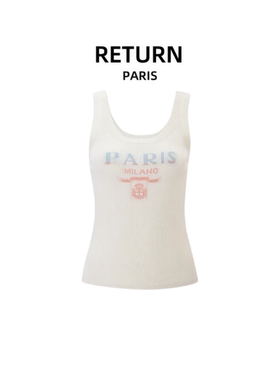 2025年夏季新款时尚百搭圆领无袖针织衫女上衣背心气质轻奢 -5415