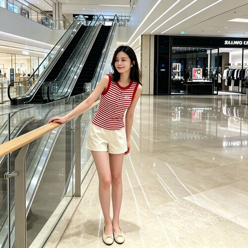 夏季针织吊带气质显瘦背心女