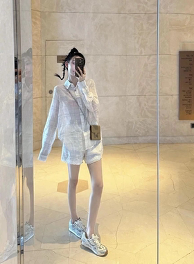 ICCLEK PARSS 2025夏季新款时尚百搭衬衫套装女-5639