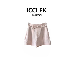 PARSS 百搭高腰显瘦短裤 2025夏季 时尚 5704 新款 ICCLEK