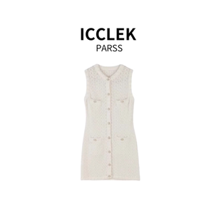 新款 时尚 百搭针织衫 ICCLEK 连衣裙 2025夏季 短袖 2488 PARSS