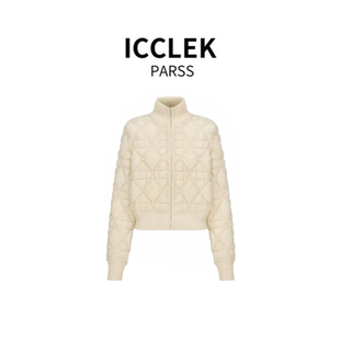 早秋轻奢简约气质名媛立领针织开衫 2025新款 3023 PARSS ICCLEK