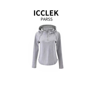 早秋轻奢简约气质名媛连帽针抽绳织衫 2025新款 5995 PARSS ICCLEK