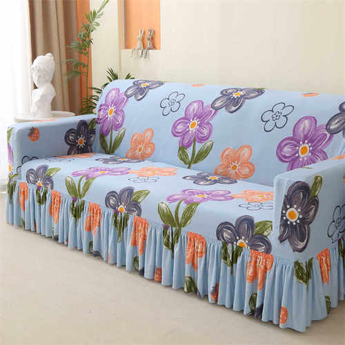 万能四季通用型沙发套布艺老式