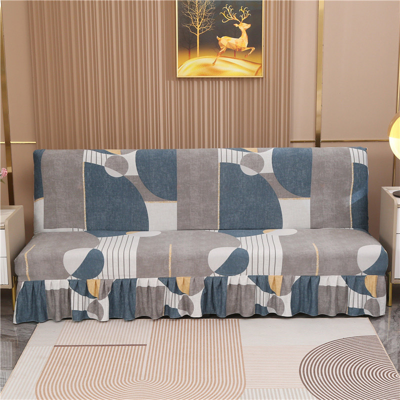 弹力折叠沙发床套罩万能套两用简易无扶手沙发套全包四季通用布艺