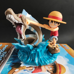 现货航海王万代眼镜厂路飞近海之主WCF摆件桌面车载手办 日版