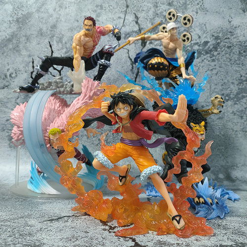 正版路飞雷神卡二老沙明哥鲁兹