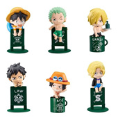 现货日版 MegaHouse航海贼王茶友二弹再版 路飞索隆艾斯box盒蛋盲盒