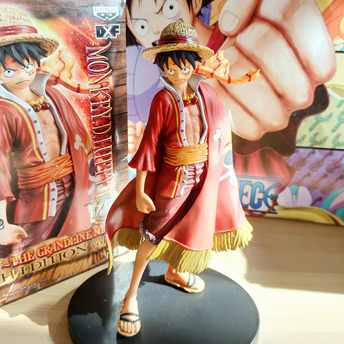 日版正版15周年路飞索隆山治娜美罗宾明哥弗兰奇经典潮玩礼物手办