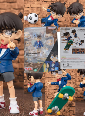 日版现货名侦探柯南迷你柯南可动足球滑板真相礼物收藏手办