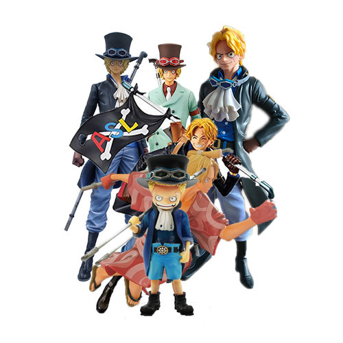 日版萨博路飞二哥超大手办