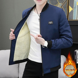 加绒加厚不断货休闲夹克男小方块经典跑量修身夹克外套JK007-P30，男装夹克，星座301D(原星座1004-8）