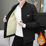 加绒加厚不断货休闲夹克男小方块经典跑量修身夹克外套JK007-P30，男装夹克，星座301D(原星座1004-8）