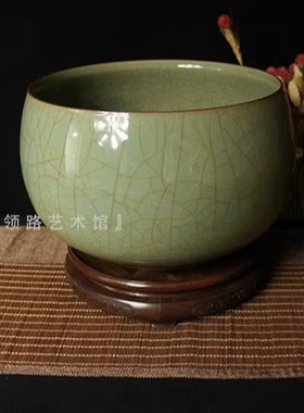 龙泉艺术领路艺术钵手工