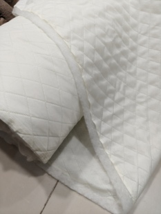 米白色夹棉里布1.5宽秋冬大衣外套小香风夹棉里布面料