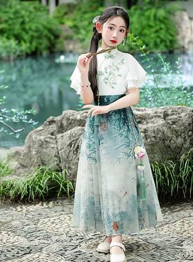 新款马面裙女童汉服2026儿童裙子