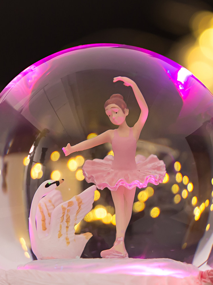 DANCING BALLET GIRLS CRYSTAL BALL SNOWFLAKE MUSIC BOX MUSIC BOX GIRLS KIDS GIRLS HEART GIRLS DAY GIFTS