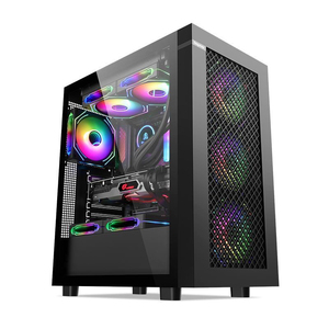 鑫谷无尽1中塔台式机全景玻璃侧透ATX/MATX主机240水冷电脑机箱