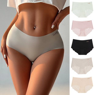 中腰纯棉裆薄款 Gooogood 大码 女一片式 Underwear欧美冰丝无痕内裤