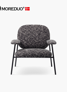 MOREDUO/意式现代客厅沙发椅布艺设计师休闲椅单人椅 Philo chair