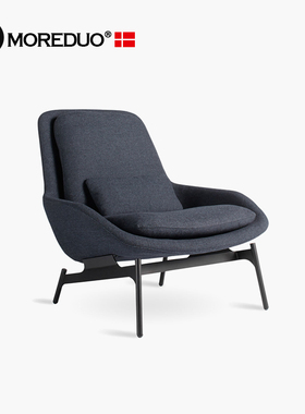 MOREDUO/意式现代客厅沙发椅布艺现代休闲单椅Field Lounge Chair