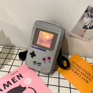 ins游戏机斜挎包任天堂GAMEBOY休闲儿童简约卡通单肩包女生小方包