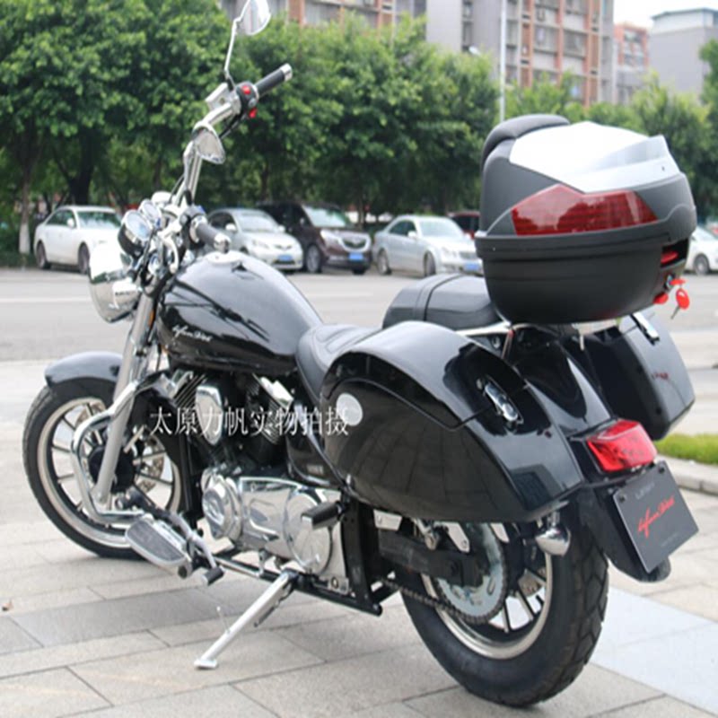 力帆摩托原厂配件250-d e v16豪华大边箱 大水滴上开边箱侧箱包邮