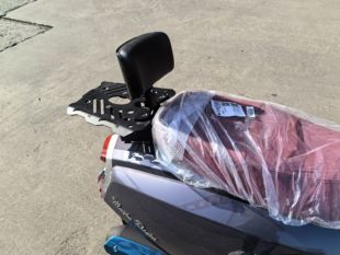 三业三枼都灵SY125T-6S踏板摩托车改装货架+靠背  尾箱架